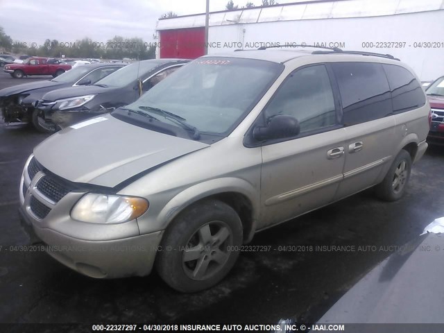 2D4GT54L63R155396 - 2003 DODGE GRAND CARAVAN ES GOLD photo 2