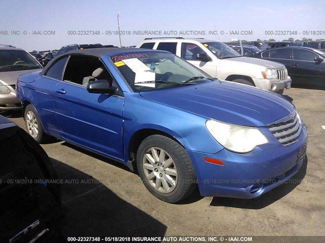 1C3LC45K58N261035 - 2008 CHRYSLER SEBRING BLUE photo 1