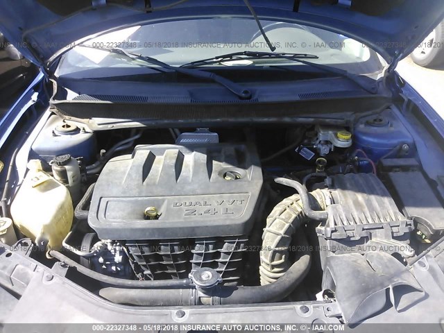 1C3LC45K58N261035 - 2008 CHRYSLER SEBRING BLUE photo 10