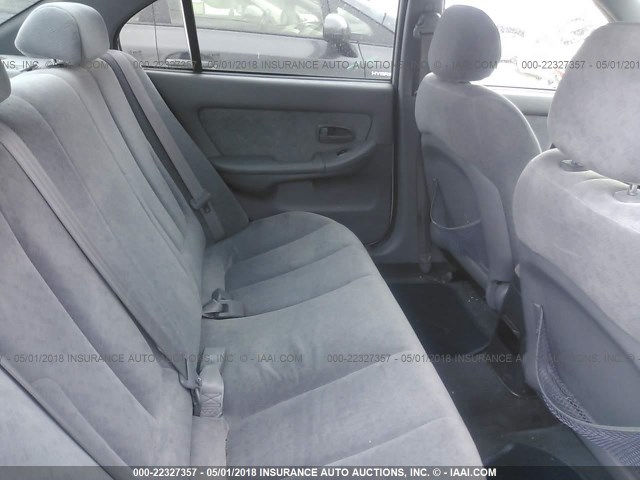 KMHDN46D65U162182 - 2005 HYUNDAI ELANTRA GLS/GT SILVER photo 8