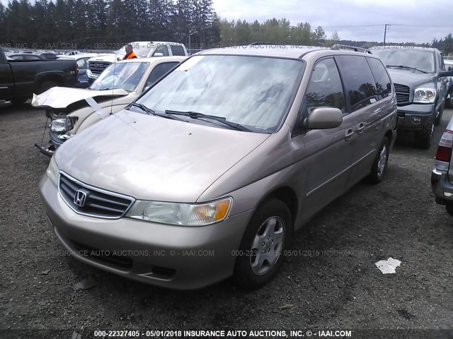 5FNRL18973B065117 - 2003 HONDA ODYSSEY EXL ყავისფერი ფოტო 2