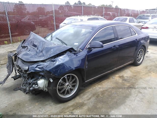 1G1ZC5E13BF347750 - 2011 CHEVROLET MALIBU 1LT ლურჯი ფოტო 2