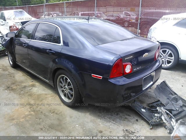 1G1ZC5E13BF347750 - 2011 CHEVROLET MALIBU 1LT ლურჯი ფოტო 3