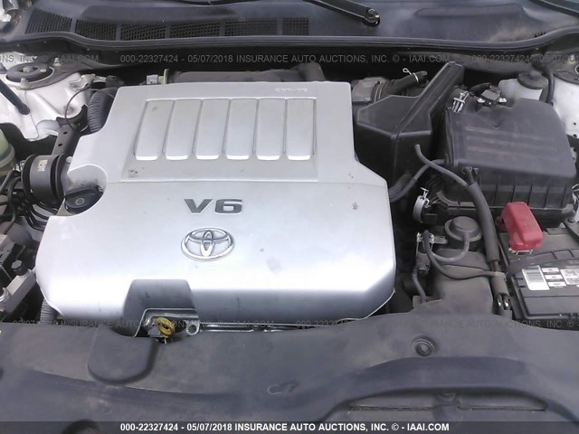 4T1BK3EK0AU607021 - 2010 TOYOTA CAMRY SE/LE/XLE 白色 照片 10