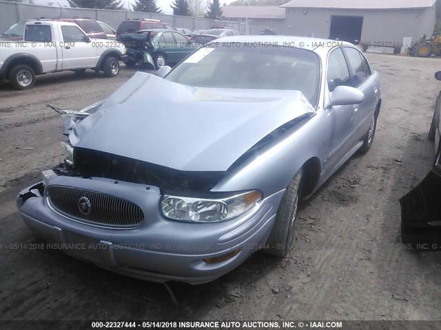 1G4HP52K15U127121 - 2005 BUICK LESABRE CUSTOM Light Blue photo 2