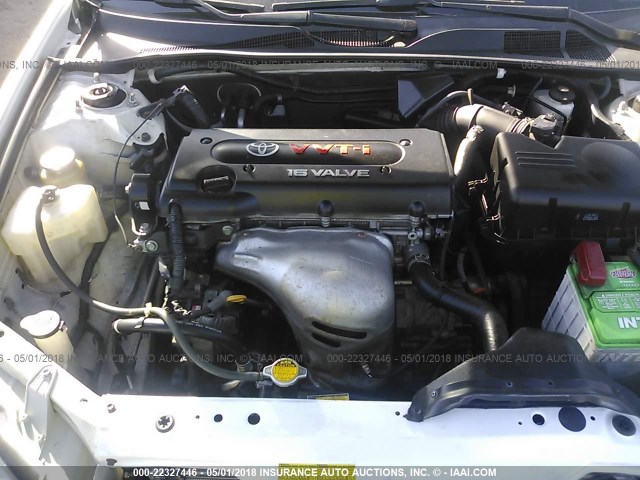 4T1BE32K04U265960 - 2004 TOYOTA CAMRY LE/XLE/SE თეთრი ფოტო 10