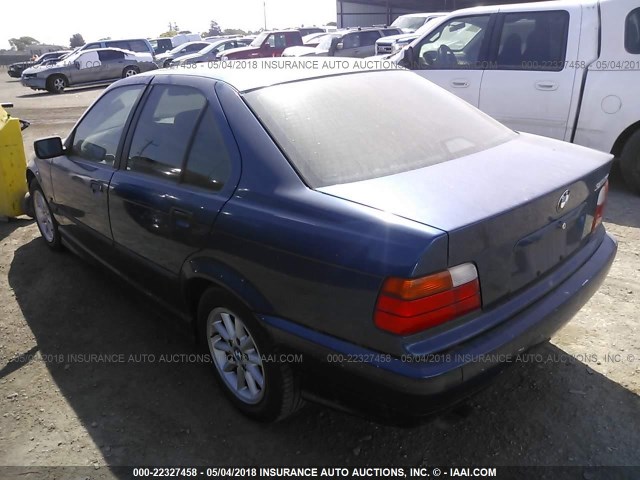 WBACD4328WAV64257 - 1998 BMW 328 I AUTOMATIC Կապույտ լուսանկար 3