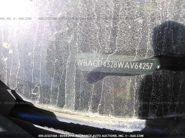 WBACD4328WAV64257 - 1998 BMW 328 I AUTOMATIC Կապույտ լուսանկար 9