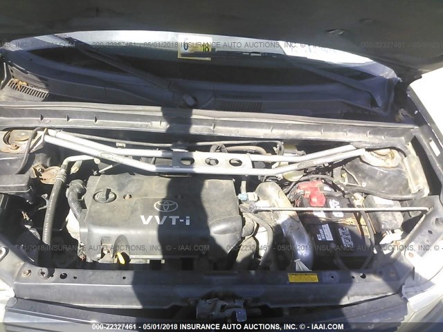 JTLKT324440150592 - 2004 TOYOTA SCION XB BLACK photo 10