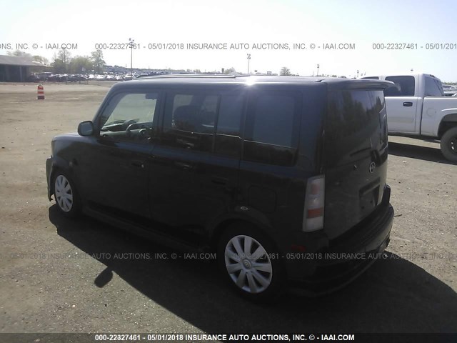 JTLKT324440150592 - 2004 TOYOTA SCION XB BLACK photo 3