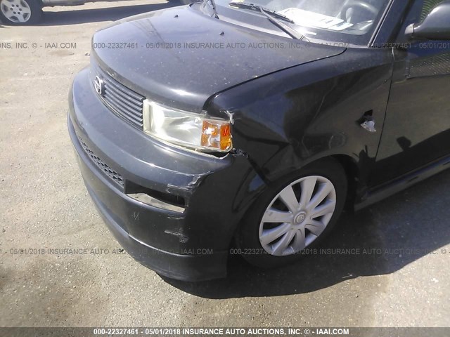 JTLKT324440150592 - 2004 TOYOTA SCION XB BLACK photo 6