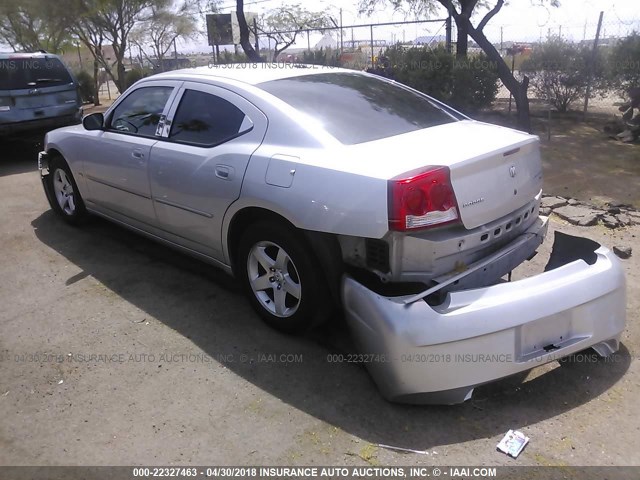 2B3CA3CV5AH230828 - 2010 DODGE CHARGER SXT SILVER photo 3