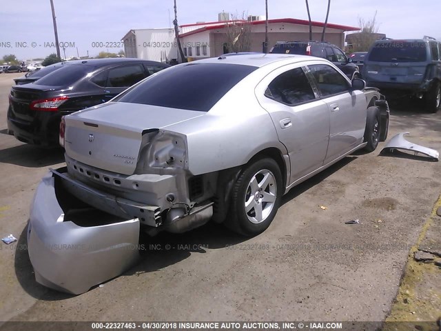 2B3CA3CV5AH230828 - 2010 DODGE CHARGER SXT SILVER photo 4