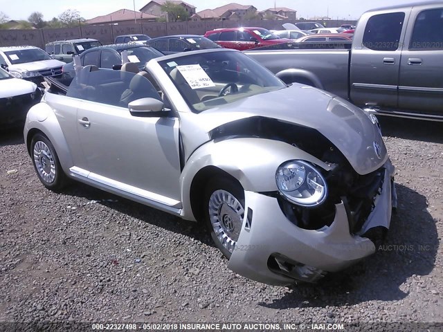 3VW517AT5FM801658 - 2015 VOLKSWAGEN BEETLE 1.8T SILVER photo 1