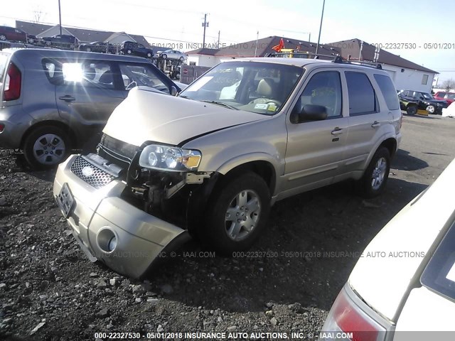 1FMYU94197KA49366 - 2007 FORD ESCAPE LIMITED TAN photo 2