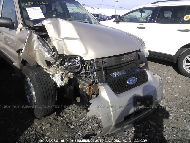 1FMYU94197KA49366 - 2007 FORD ESCAPE LIMITED TAN photo 6