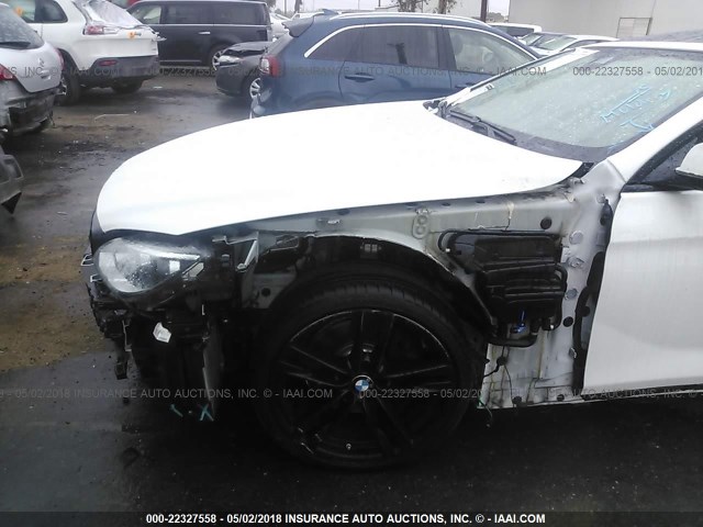 WBA6B2C5XED129285 - 2014 BMW 650 I/GRAN COUPE თეთრი ფოტო 6