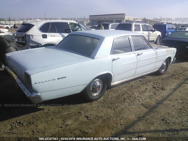 6U62C141624 - 1966 FORD GALAXY Light Blue photo 4