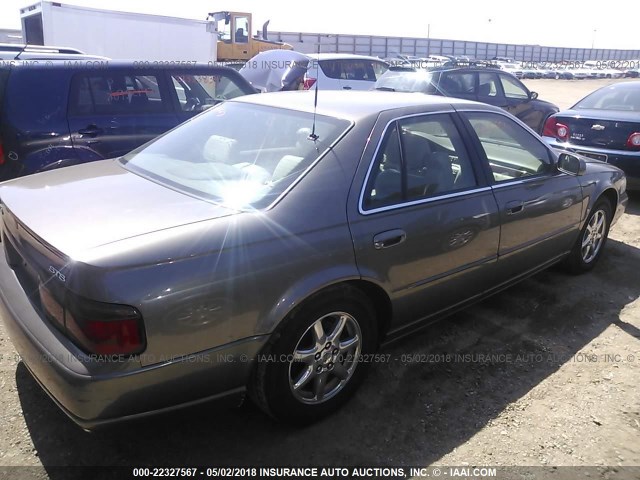 1G6KY5495YU333745 - 2000 CADILLAC SEVILLE STS TAN photo 4