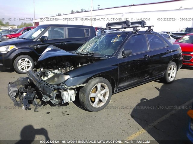 JF1GD616X7G511490 - 2007 SUBARU IMPREZA 2.5I BLACK photo 2