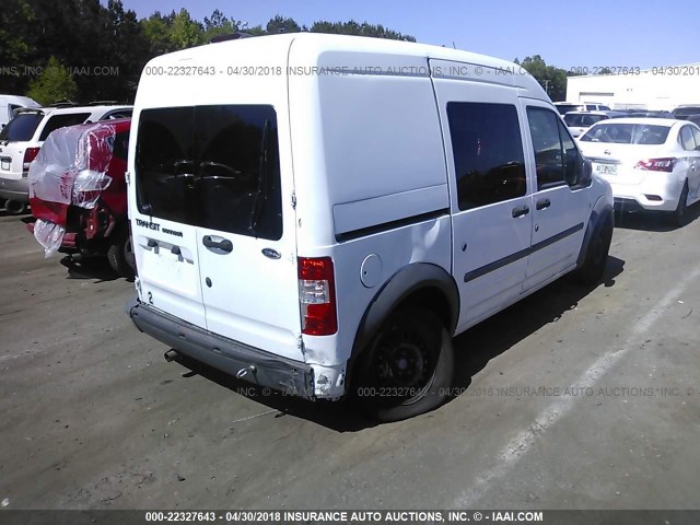 NM0LS6AN8AT019462 - 2010 FORD TRANSIT CONNECT XL WHITE photo 6