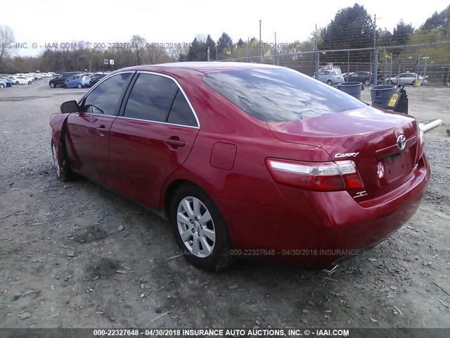 4T1BK46K19U078310 - 2009 TOYOTA CAMRY SE/LE/XLE წითელი ფოტო 3