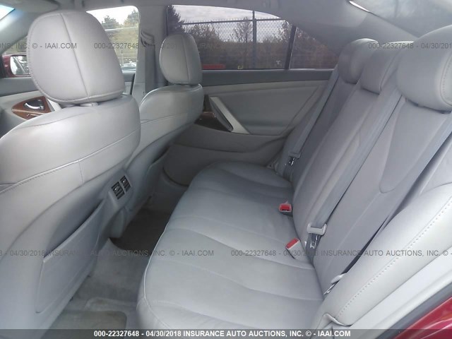 4T1BK46K19U078310 - 2009 TOYOTA CAMRY SE/LE/XLE წითელი ფოტო 8