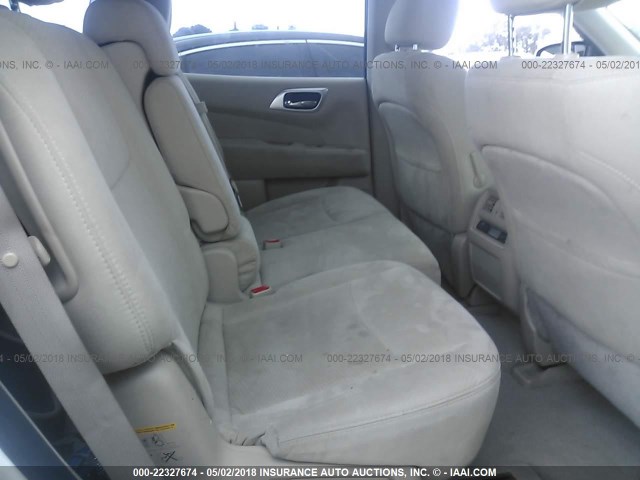 5N1AR2MN3EC724228 - 2014 NISSAN PATHFINDER S/SV/SL/PLATINUM 白色 照片 8