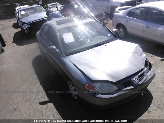 KMHJF35F4YU012363 - 2000 HYUNDAI ELANTRA GLS GRAY photo 1