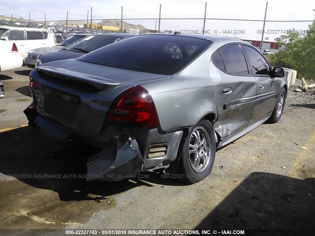 2G2WP552X71116290 - 2007 PONTIAC GRAND PRIX GRAY photo 4