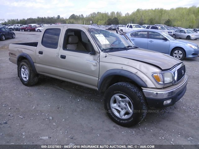 5TEGN92N84Z452541 - 2004 TOYOTA TACOMA DOUBLE CAB PRERUNNER TAN photo 1