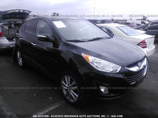 KM8JU3AC6CU488138 - 2012 HYUNDAI TUCSON GLS/LIMITED შავი ფოტო 1