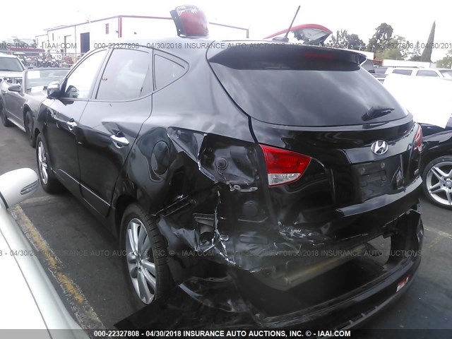 KM8JU3AC6CU488138 - 2012 HYUNDAI TUCSON GLS/LIMITED შავი ფოტო 3