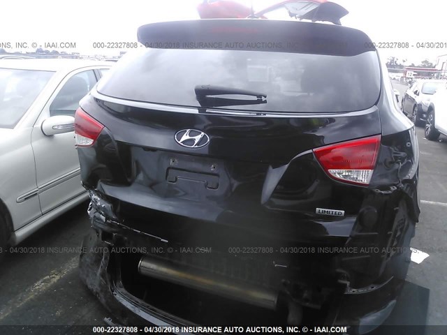 KM8JU3AC6CU488138 - 2012 HYUNDAI TUCSON GLS/LIMITED შავი ფოტო 6