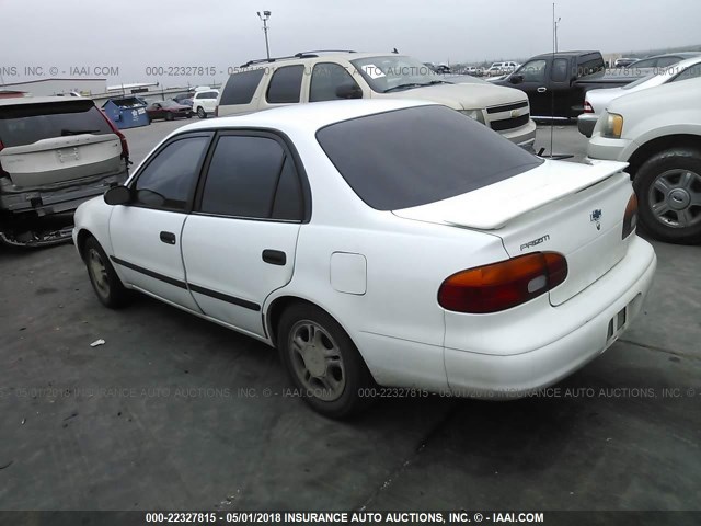 1Y1SK5481YZ412253 - 2000 CHEVROLET GEO PRIZM LSI WHITE photo 3