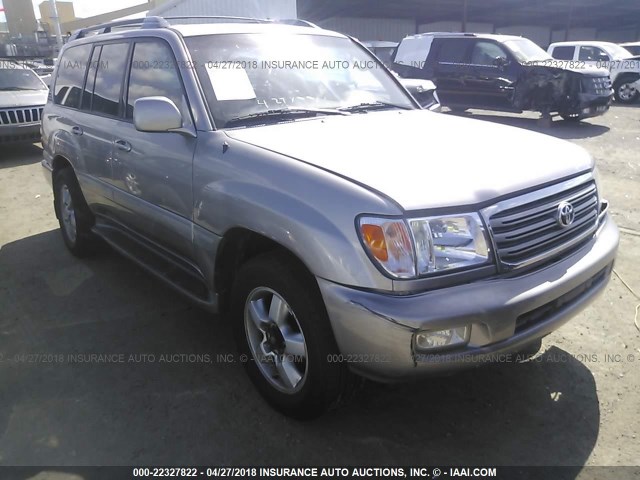 JTEHT05J132043763 - 2003 TOYOTA LAND CRUISER  SILVER photo 1