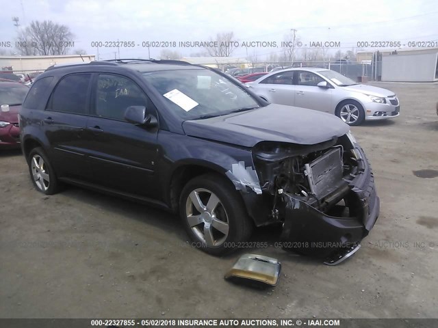 2CNDL737586024691 - 2008 CHEVROLET EQUINOX SPORT GRAY photo 1