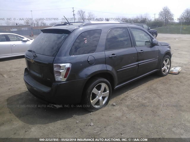 2CNDL737586024691 - 2008 CHEVROLET EQUINOX SPORT GRAY photo 4