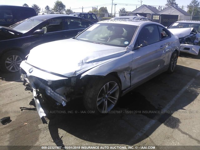 WBA3N3C52EK230218 - 2014 BMW 428 I GRAY photo 6