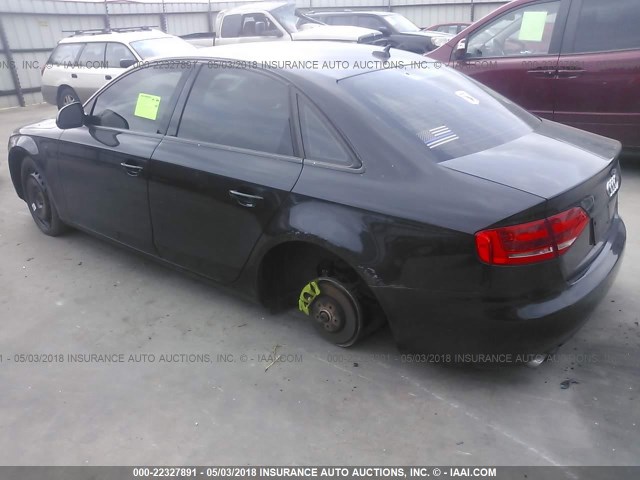 WAUMF78KX9N035690 - 2009 AUDI A4 PRESTIGE BLACK photo 3