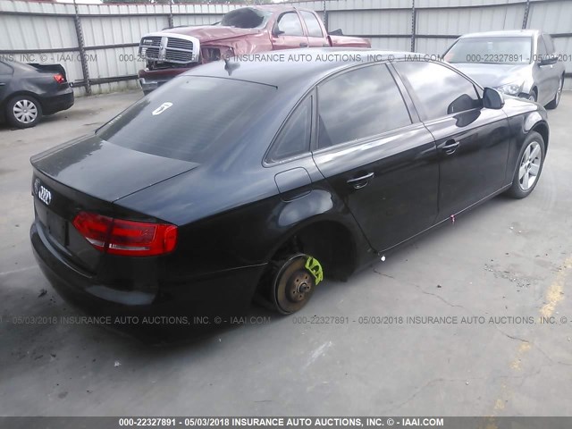 WAUMF78KX9N035690 - 2009 AUDI A4 PRESTIGE BLACK photo 4