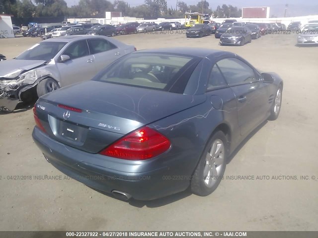 WDBSK75F93F034186 - 2003 MERCEDES-BENZ SL 500R GREEN photo 4