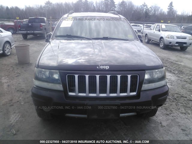 1J4GW48N24C228939 - 2004 JEEP GRAND CHEROKEE LAREDO/COLUMBIA/FREEDOM 勃艮第红 照片 6