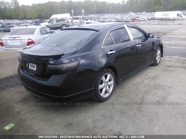 4T1BE46K97U020403 - 2007 TOYOTA CAMRY NEW GENERAT CE/LE/XLE/SE BLACK photo 4