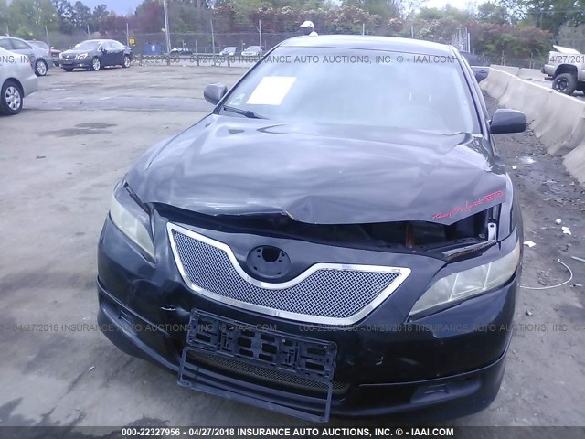 4T1BE46K97U020403 - 2007 TOYOTA CAMRY NEW GENERAT CE/LE/XLE/SE BLACK photo 6