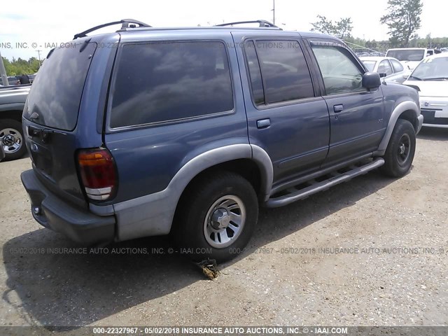 1FMZU62X1YZC30920 - 2000 FORD EXPLORER XLS BLUE photo 4