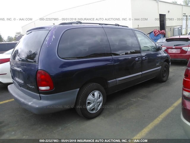 1P4GP44G4WB560105 - 1998 PLYMOUTH GRAND VOYAGER SE/EXPRESSO BLUE photo 4
