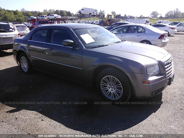 2C3KA53V29H632005 - 2009 CHRYSLER 300 TOURING GRAY photo 1