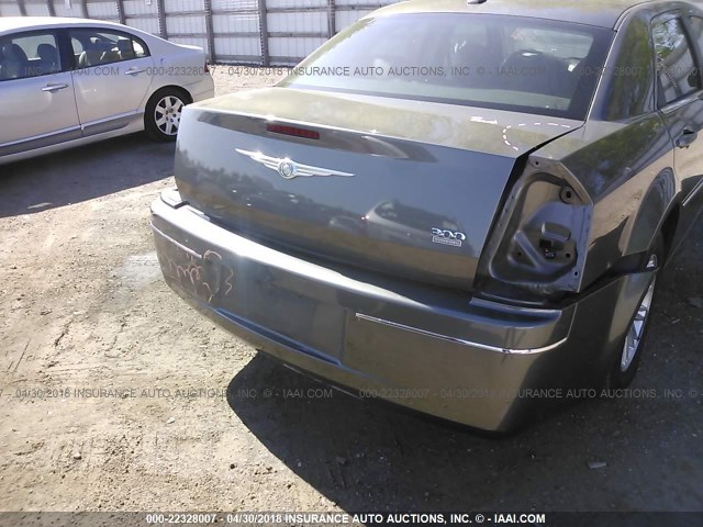 2C3KA53V29H632005 - 2009 CHRYSLER 300 TOURING GRAY photo 6