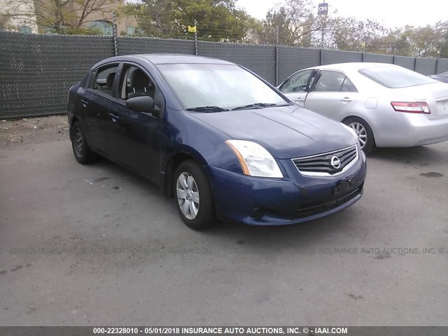 3N1AB6AP7BL645167 - 2011 NISSAN SENTRA 2.0/2.0S/SR/2.0SL BLUE photo 1